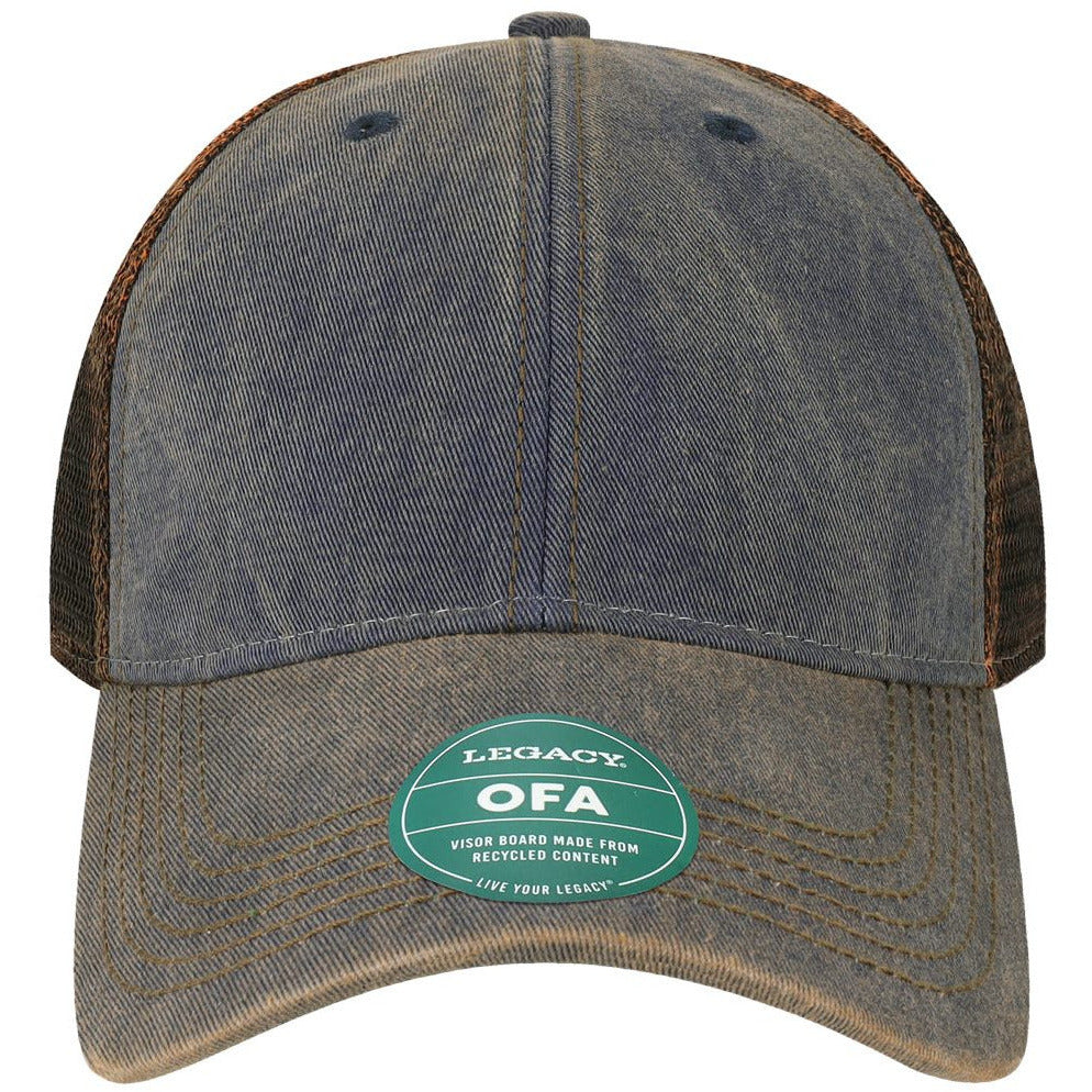 Navy/ Brown