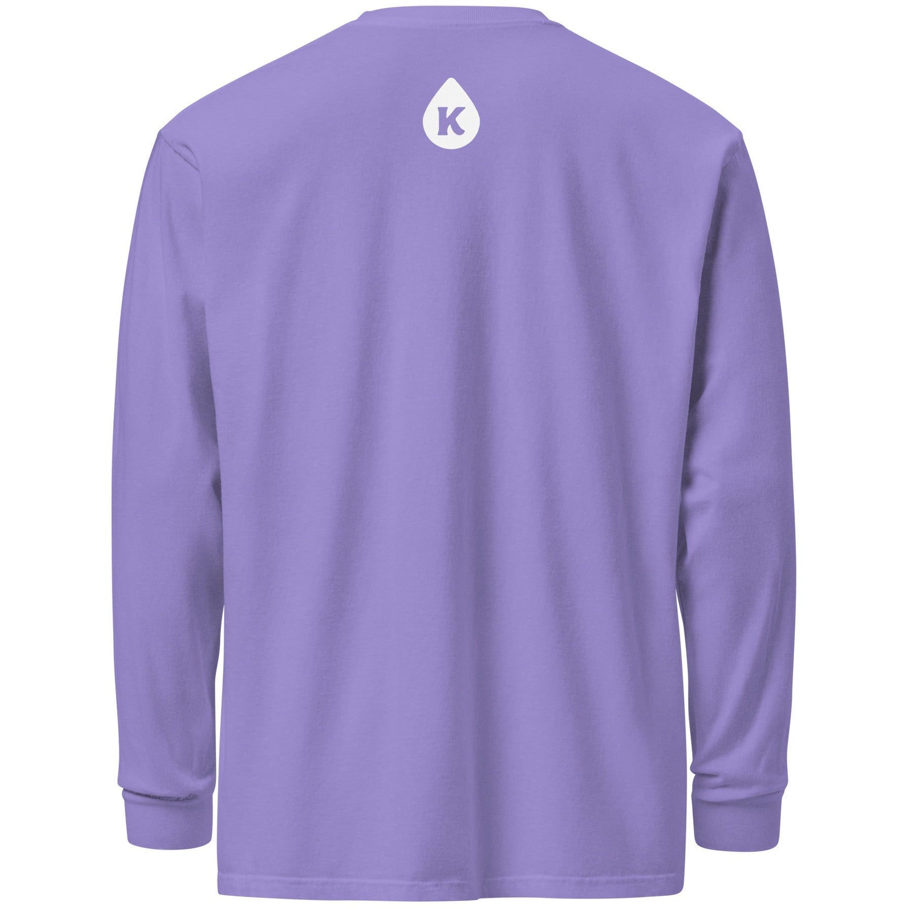 Kanga Tagline Garment-dyed heavyweight long-sleeve shirt