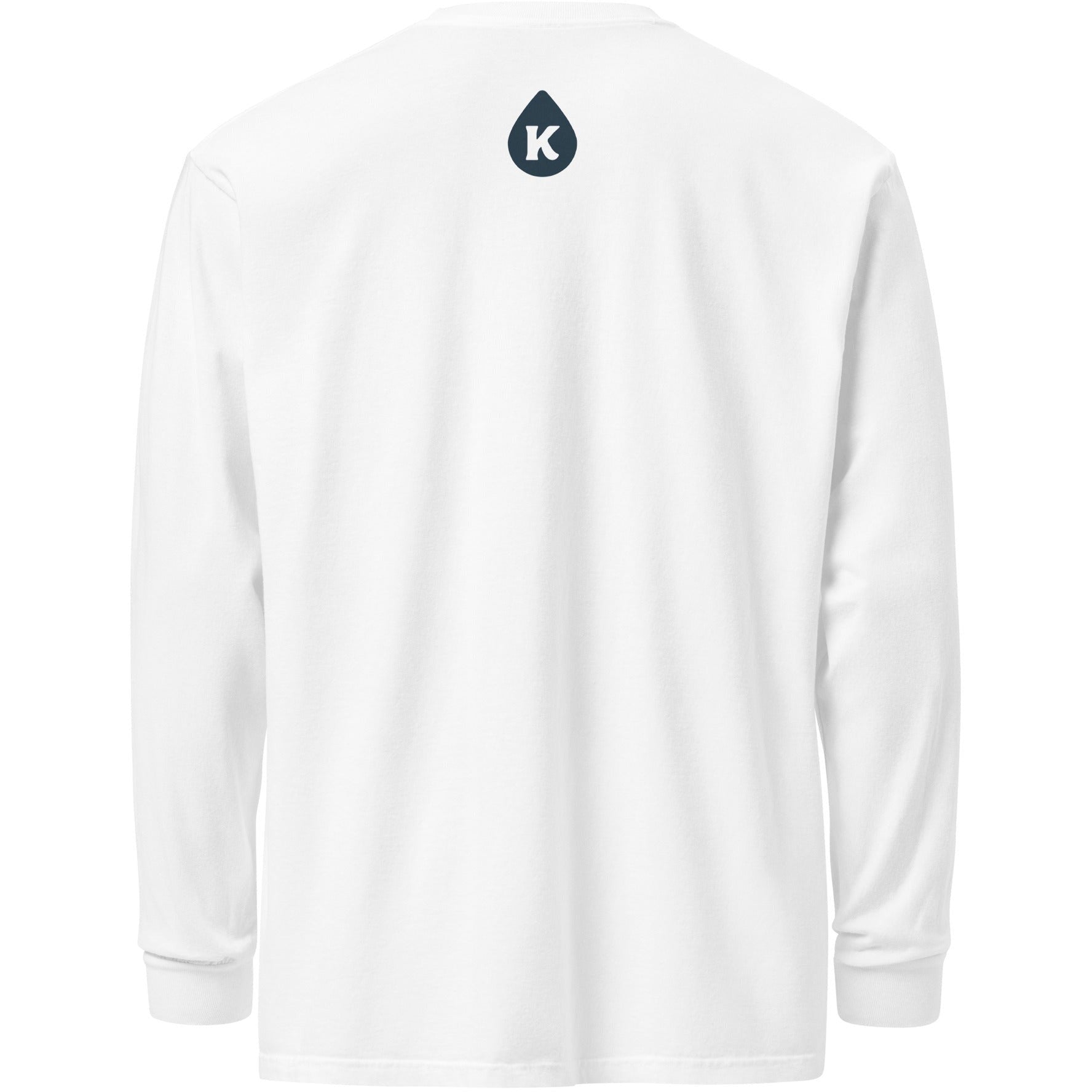 Kanga Tagline Garment-dyed heavyweight long-sleeve shirt