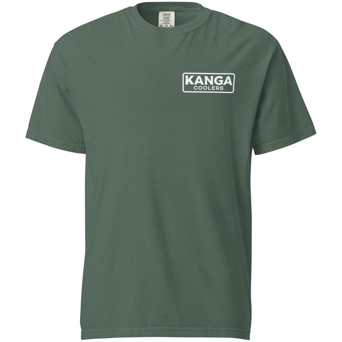 Kanga Tagline Box Unisex garment-dyed heavyweight t-shirt