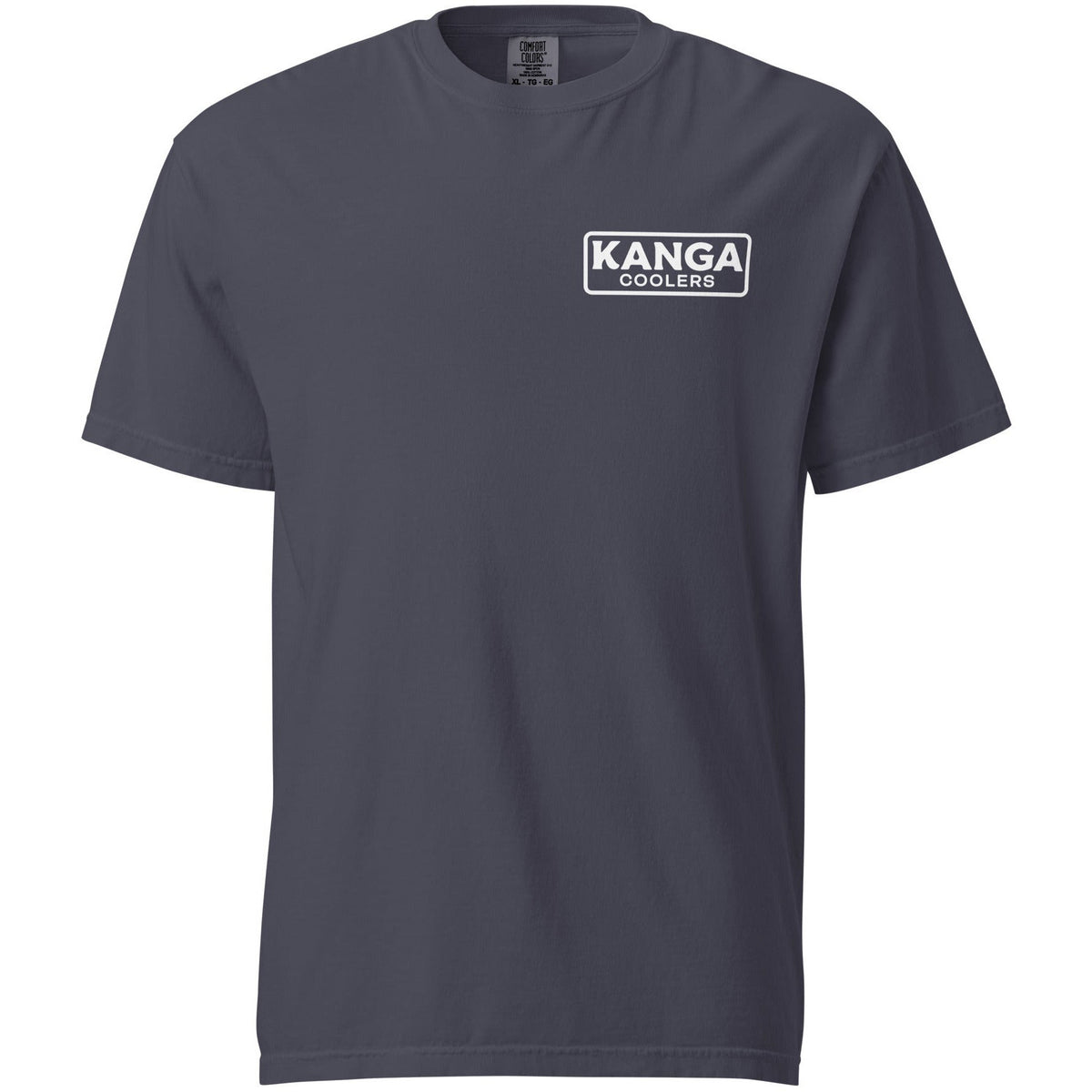 Kanga Tagline Box Unisex garment-dyed heavyweight t-shirt