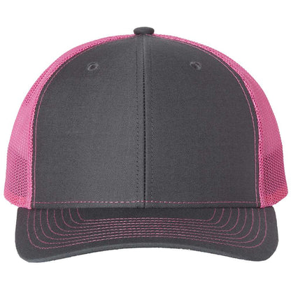 Charcoal/ Neon Pink
