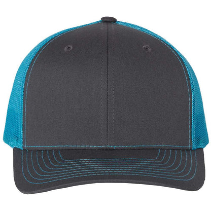 Charcoal/ Neon Blue