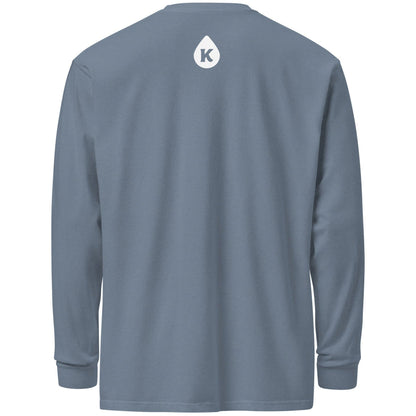 Kanga Tagline Garment-dyed heavyweight long-sleeve shirt