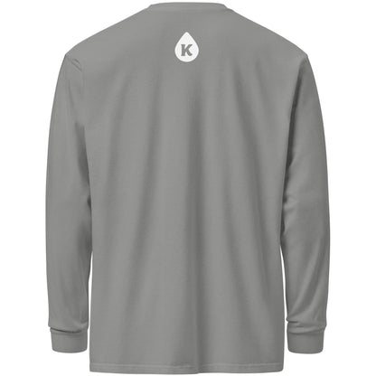 Kanga Tagline Garment-dyed heavyweight long-sleeve shirt