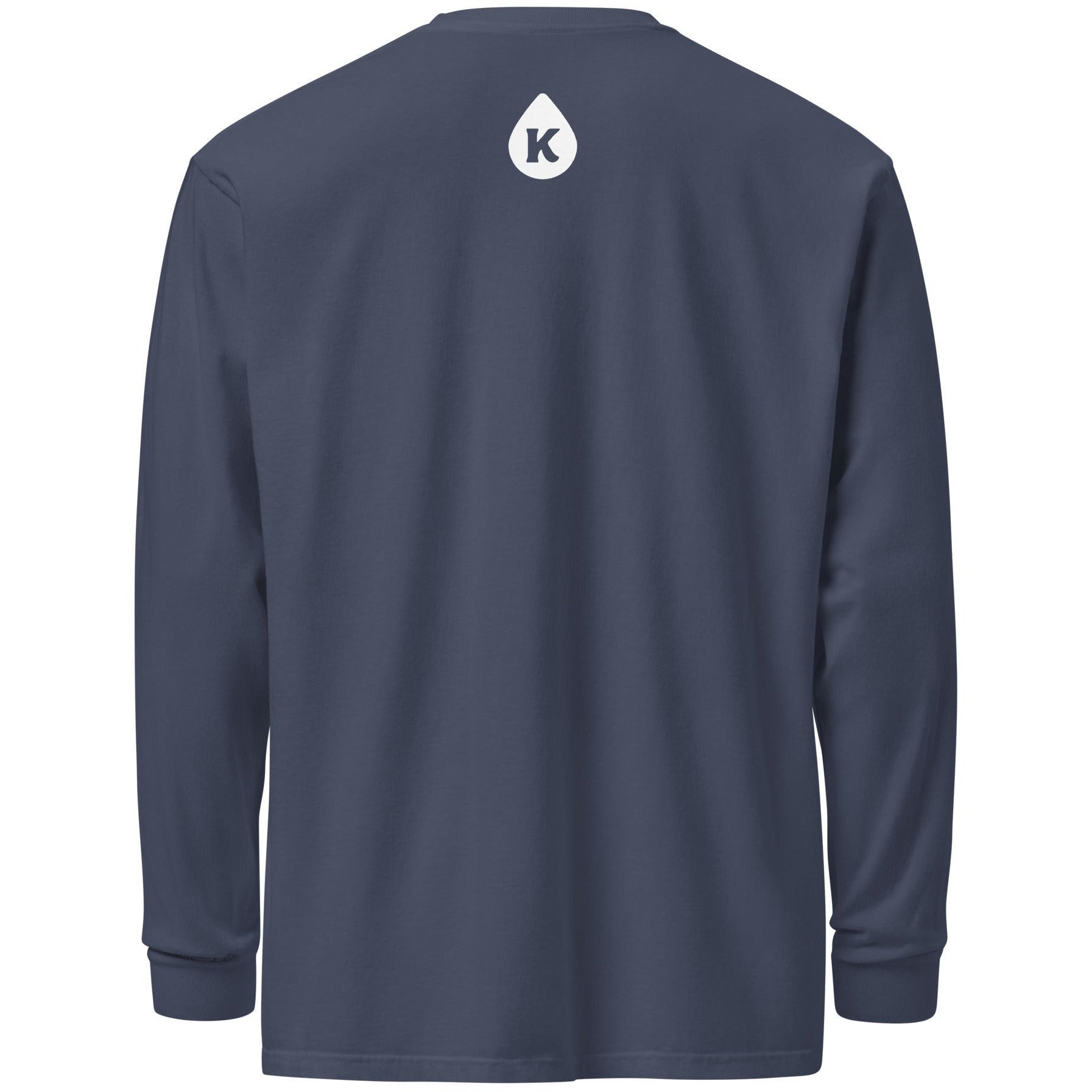 Kanga Tagline Garment-dyed heavyweight long-sleeve shirt