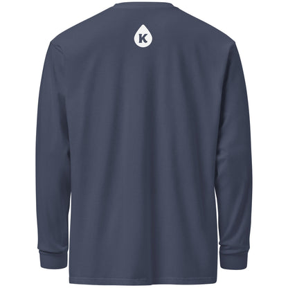 Kanga Tagline Garment-dyed heavyweight long-sleeve shirt