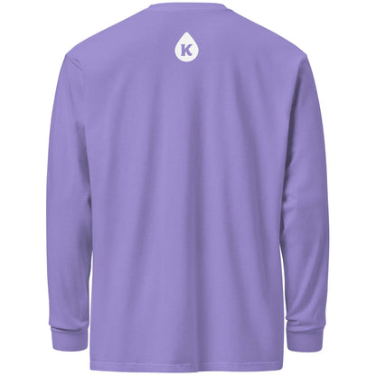 Kanga Tagline Garment-dyed heavyweight long-sleeve shirt