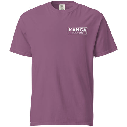 Kanga Tagline Box Unisex garment-dyed heavyweight t-shirt