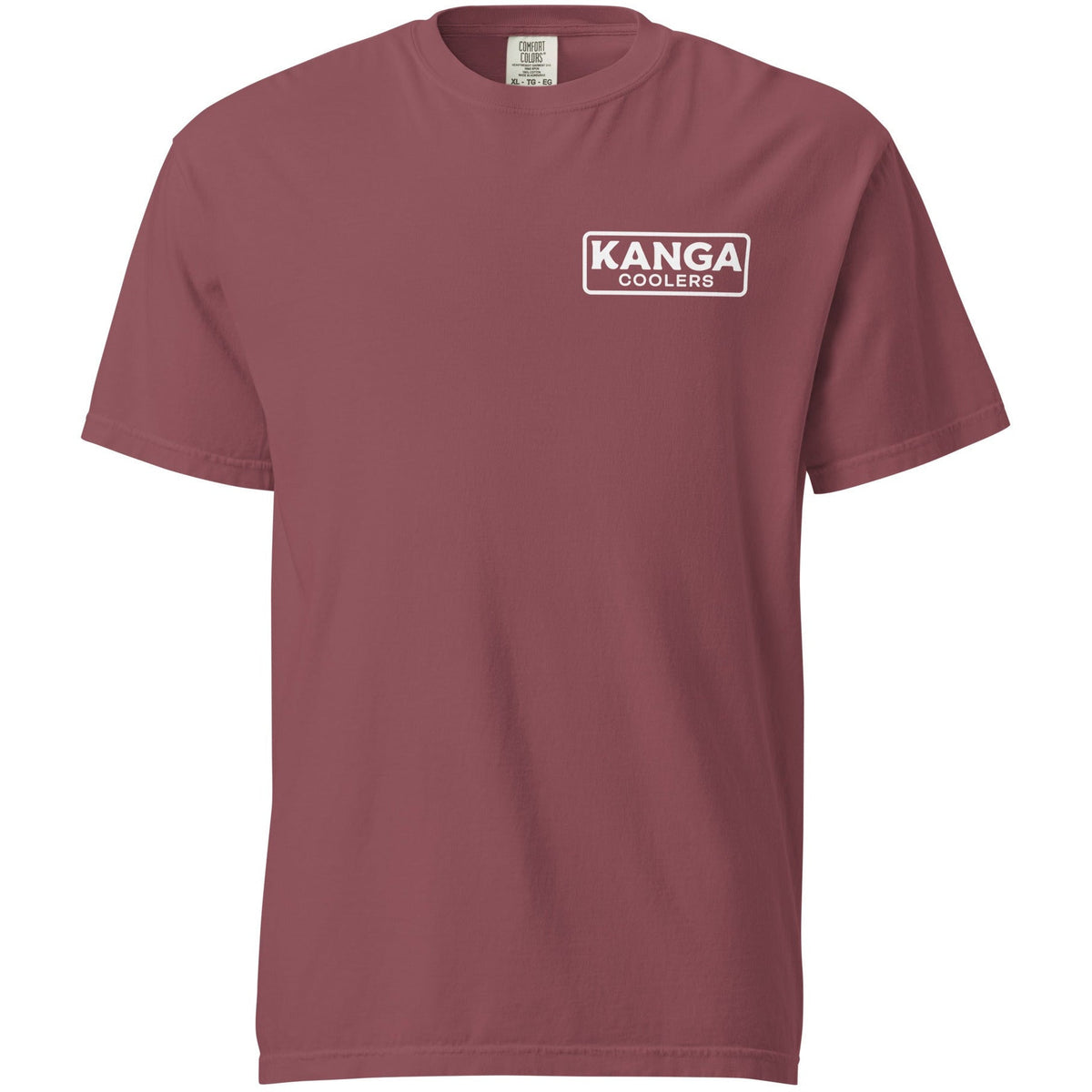 Kanga Tagline Box Unisex garment-dyed heavyweight t-shirt