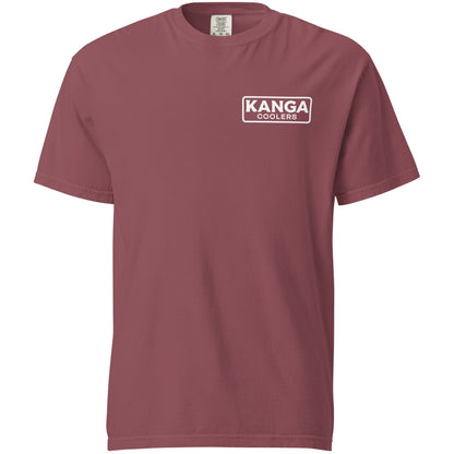 Kanga Tagline Box Unisex garment-dyed heavyweight t-shirt