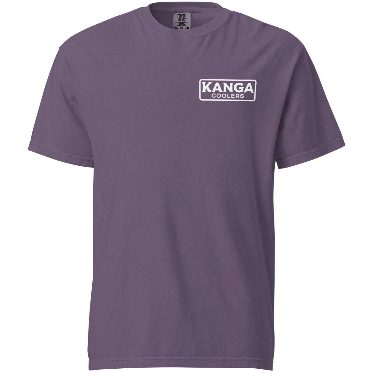 Kanga Tagline Box Unisex garment-dyed heavyweight t-shirt