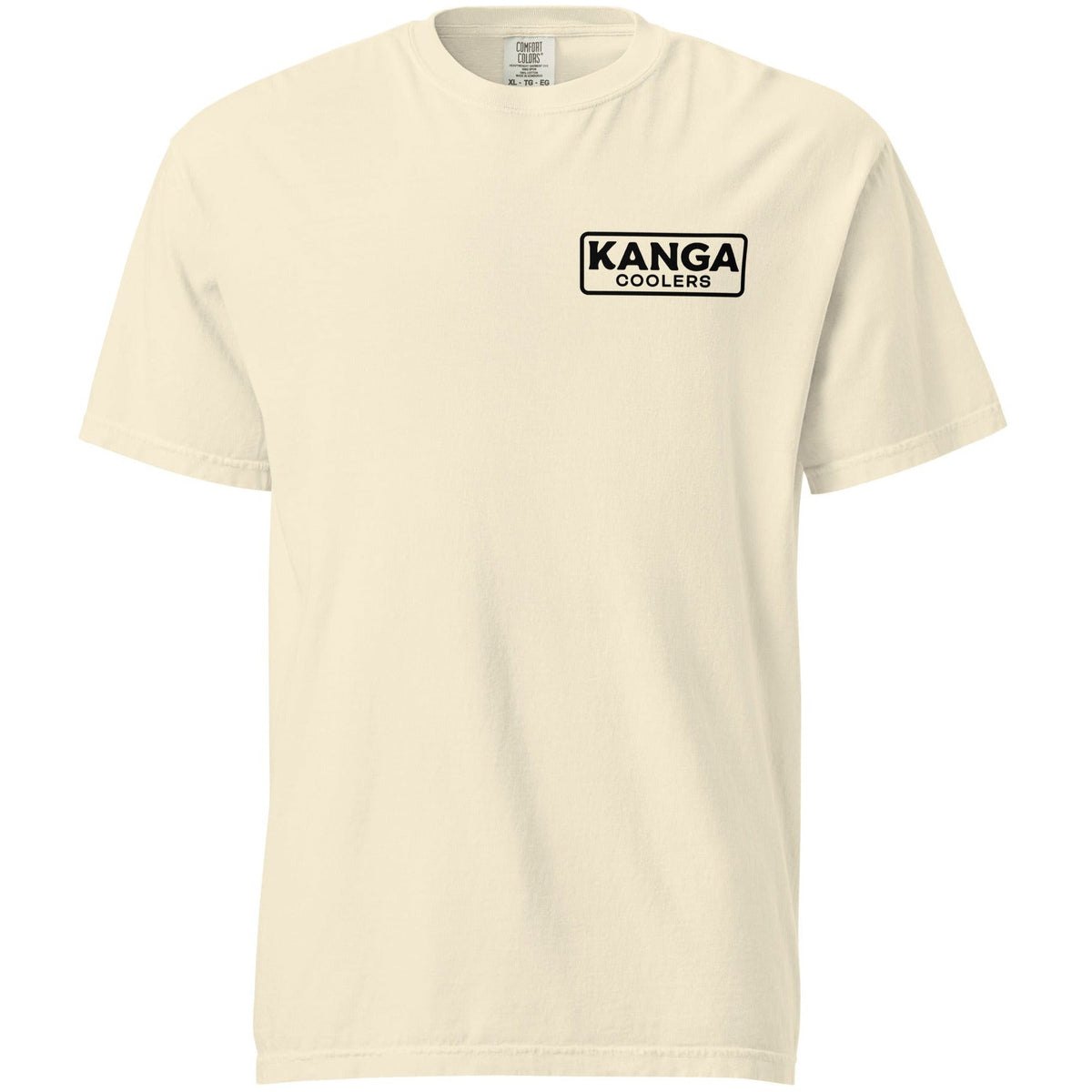 Kanga Tagline Box Unisex garment-dyed heavyweight t-shirt