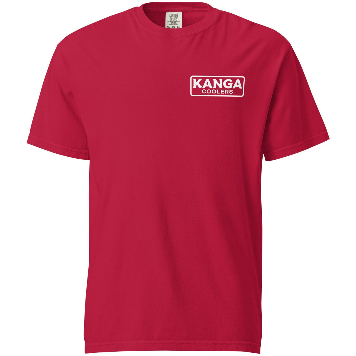 Kanga Tagline Box Unisex garment-dyed heavyweight t-shirt