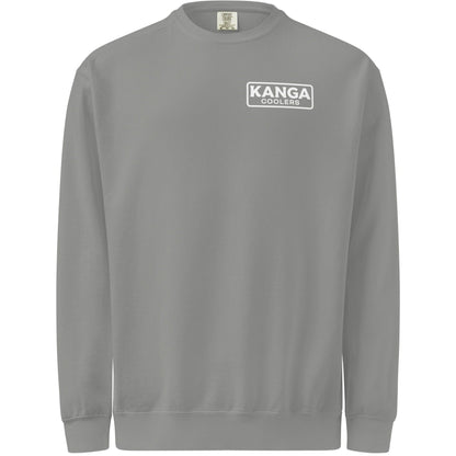 Kanga Tagline Box Unisex garment-dyed sweatshirt