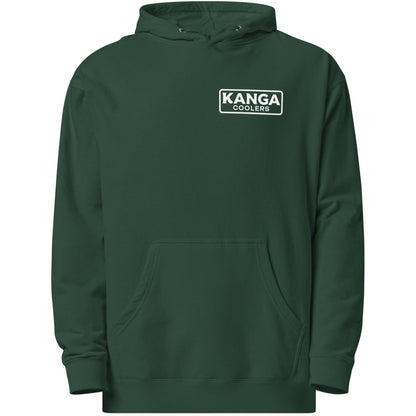 Kanga Tagline Box Unisex midweight hoodie