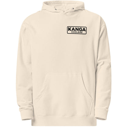 Kanga Tagline Box Unisex midweight hoodie