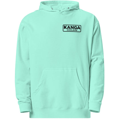 Kanga Tagline Box Unisex midweight hoodie