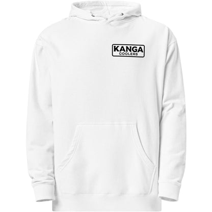 Kanga Tagline Box Unisex midweight hoodie