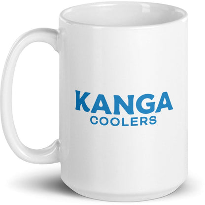 Kanga Coolers White glossy mug